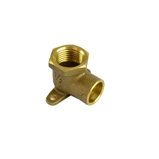 870735-F - CFDL0012-NL Everflow 1/2" Sweat X 1/2" FIP Cast Bronze Drop Ear Elbow - American Copper & Brass - EVERFLOW SUPPLIES INC IMPORT SWEAT FITTINGS