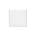 88025 - 88025 Leviton 2-Gang No Device Blank Wallplate, Standard Size, Thermoset, Box Mount - White - American Copper & Brass - LEVITON INC ELECTRICAL BOXES AND COVERS