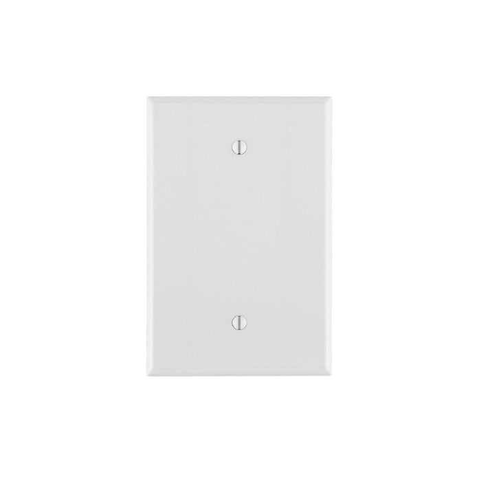 88114 - 88114 Leviton 1-Gang No Device Blank Wallplate, Oversized, Thermoset, Box Mount - White - American Copper & Brass - LEVITON INC ELECTRICAL BOXES AND COVERS