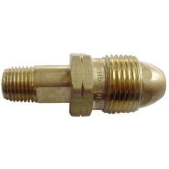 A1685 - POL W/7/8" HEX X 1/4" MIP - American Copper & Brass - MARSEXC068 MISC. GAS SUPPLIES