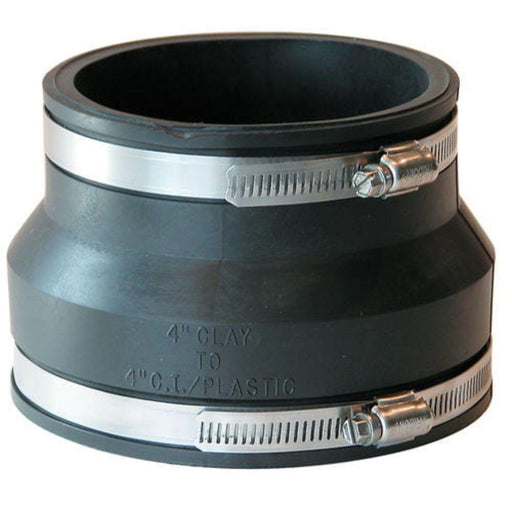 A202-44 - 4" FLEXIBLE COUPLING (FERNCO) - American Copper & Brass - PIPECONX MISC PLUMBING PRODUCTS