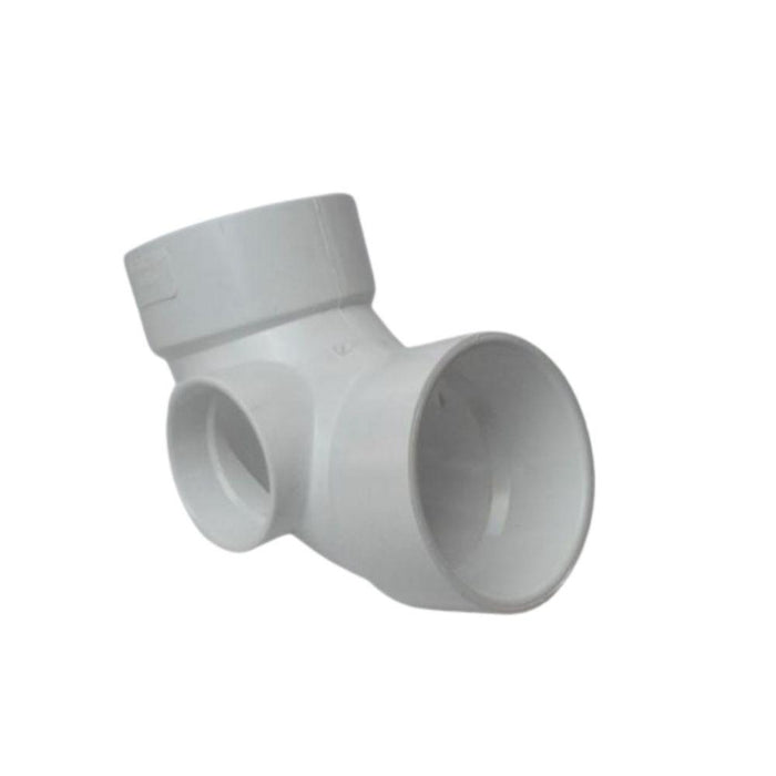 A2245 - D303-338 LASCO Fittings 3" X 2" DWV 1/4" Bend with Low Heel Inlet H X H X H - American Copper & Brass - WESTLAKE PIPE AND FITTINGS PVC-DWV FITTINGS