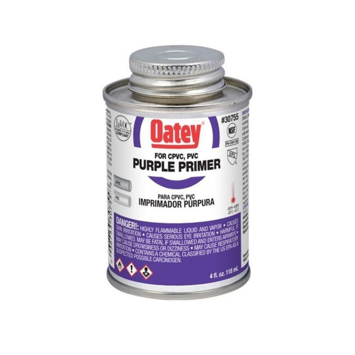 A3075-4 - 30755 OATEY Purple Primer, 4 oz. - American Copper & Brass - OATEY S.C.S. CHEMICALS