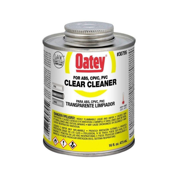 A3079-16 - 30795 OATEY Clear Cleaner, 16 oz. - American Copper & Brass - OATEY S.C.S. CHEMICALS