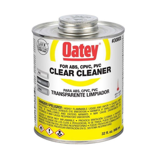 A3080-32 - 30805 OATEY Clear Cleaner, 32 oz. - American Copper & Brass - OATEY S.C.S. CHEMICALS