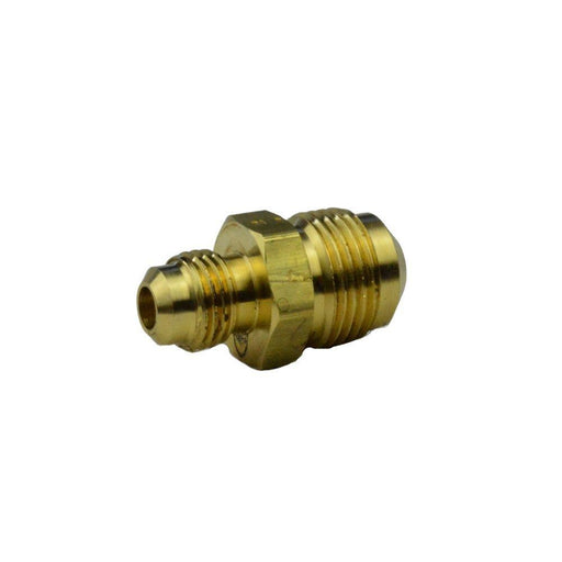 A42IE - 42R-106 5/8" OD X 3/8" OD Brass Reducing Flare Union - American Copper & Brass - ACME PARTS INC DOMESTIC BRASS FLARE FITTINGS