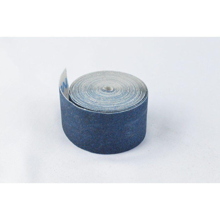 120 GRIT 1-1/2" X 5 YDS WATER PROOF BLUE ABRASIVE CLOTH