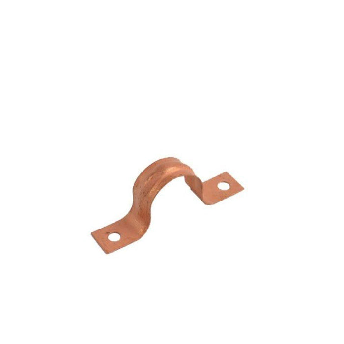 114THS-CWN C & S Manufacturing Strap, Two Hole, Copper Plated, 1-1/4", with Nails