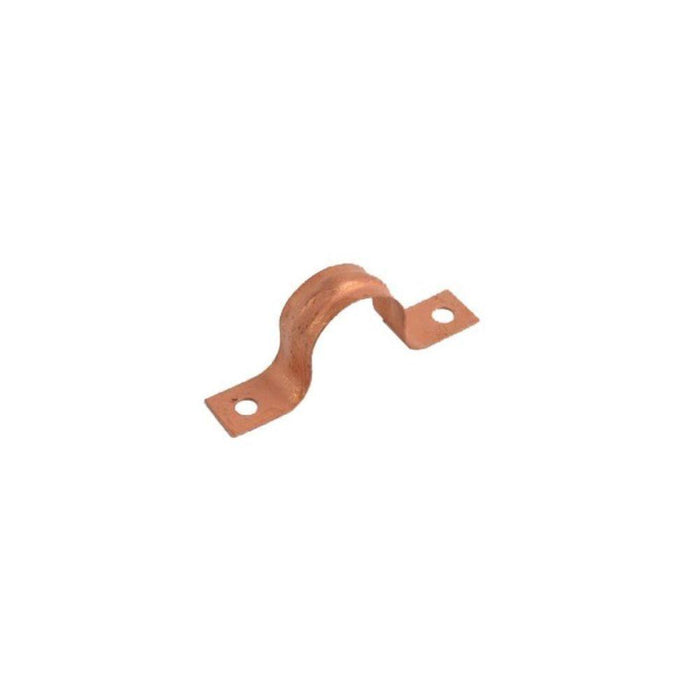 2THS-CWN C & S Manufacturing Strap, Two Hole, Copper Plated, 2", with Nails