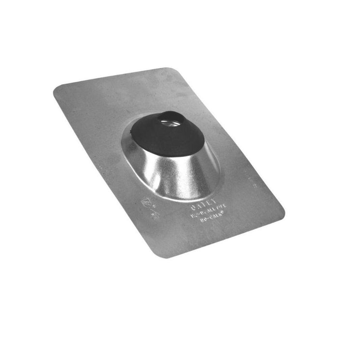 A446-1-1/2 - 11840 OATEY 1.25" – 1.5" Galvanized No-Calk 9" x 12.5" Base Roof Flashing - American Copper & Brass - OATEY S.C.S. MISC PLUMBING PRODUCTS