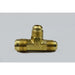 A44IFI - TR2-10810 United Brass 5/8" OD X 1/2" OD X 5/8" OD Brass Flare Tee - American Copper & Brass - UNITED BRASS MFG INC DOMESTIC BRASS FLARE FITTINGS