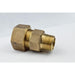 A4753T-M - 74753T A.Y. McDonald 1" Comp X 1" MIP Straight Adapter, No Lead - American Copper & Brass - A Y MCDONALD MFG CO UNDERGROUND FITTINGS