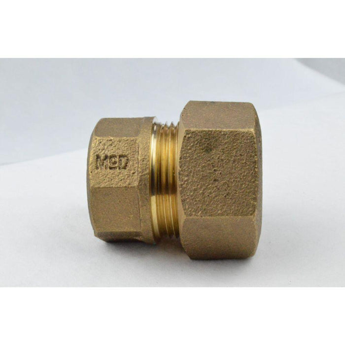 A4754T-M - 1" COMPRESSION X1" FIP STRAIGHT ADAPTER NO LEAD - American Copper & Brass - A Y MCDONALD MFG CO UNDERGROUND FITTINGS