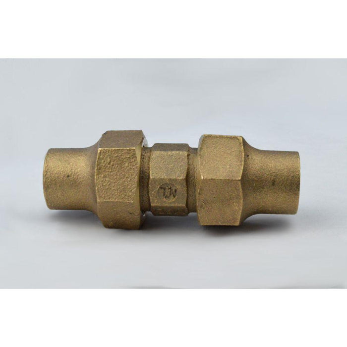 A4758-Q - 1-1/4" Flare X Flare Union - No Lead - American Copper & Brass - A Y MCDONALD MFG CO UNDERGROUND FITTINGS