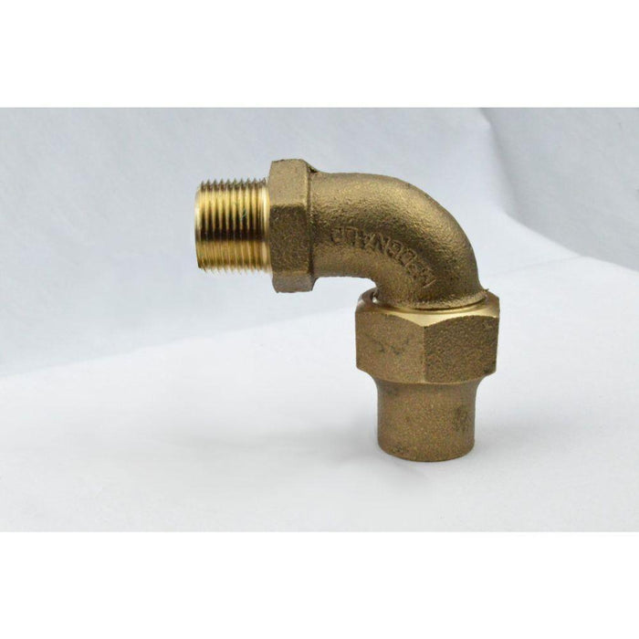 A4779M-K - 74779M A.Y. McDonald 3/4" Flare X 3/4" MIP 90-Degree Elbow, No Lead - American Copper & Brass - A Y MCDONALD MFG CO UNDERGROUND FITTINGS