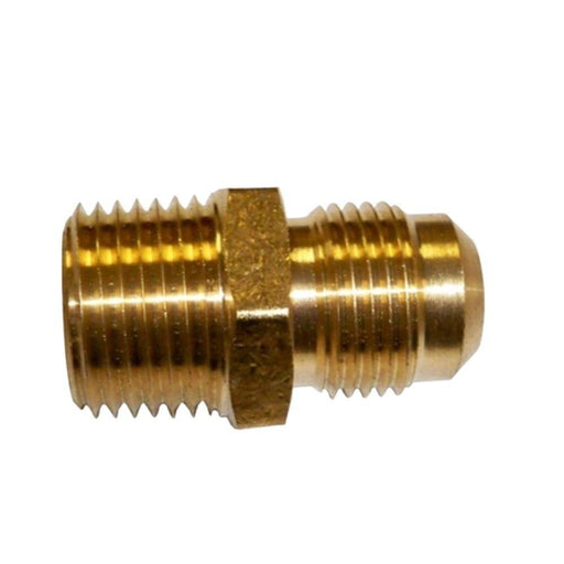 A48KF - 48-128 3/4" OD Flare X 1/2" MIP Brass Flare Male Adapter - American Copper & Brass - ACME PARTS INC BRASS FITTINGS