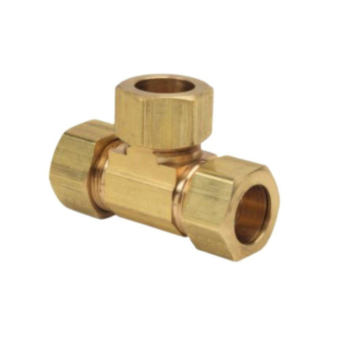 A64I - 64-10X BrassCraft 5/8" OD Brass Compression Tee - American Copper & Brass - BRASSCRAFT MFG CO COMPRESSION FITTINGS