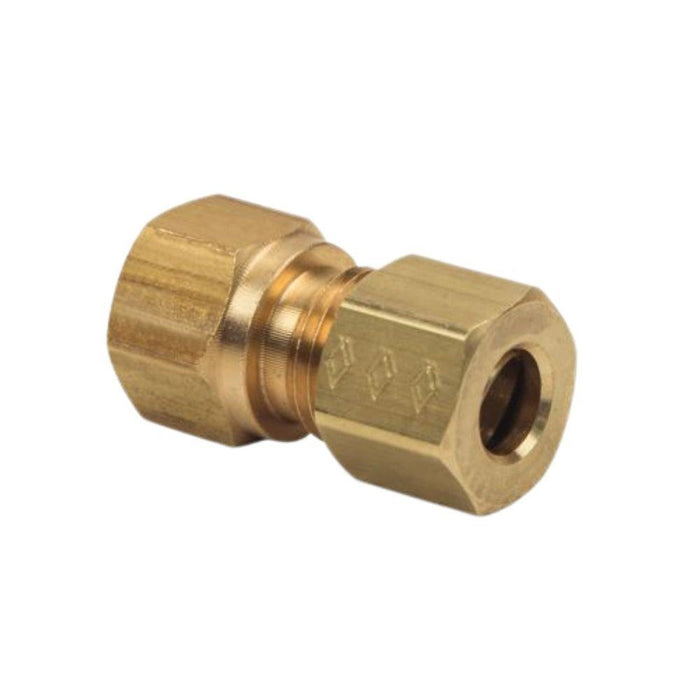 A66CA - 66-4-2X BrassCraft 1/4" OD X 1/8" FIP Brass Connector - American Copper & Brass - BRASSCRAFT MFG CO COMPRESSION FITTINGS