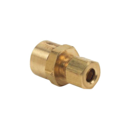 A66CC - 66-4-4X BrassCraft 1/4" OD X 1/4" FIP Brass Connector - American Copper & Brass - BRASSCRAFT MFG CO COMPRESSION FITTINGS