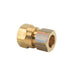 A66FF - 66-8-8X BrassCraft 1/2" OD X 1/2" FIP Brass Connector - American Copper & Brass - BRASSCRAFT MFG CO COMPRESSION FITTINGS