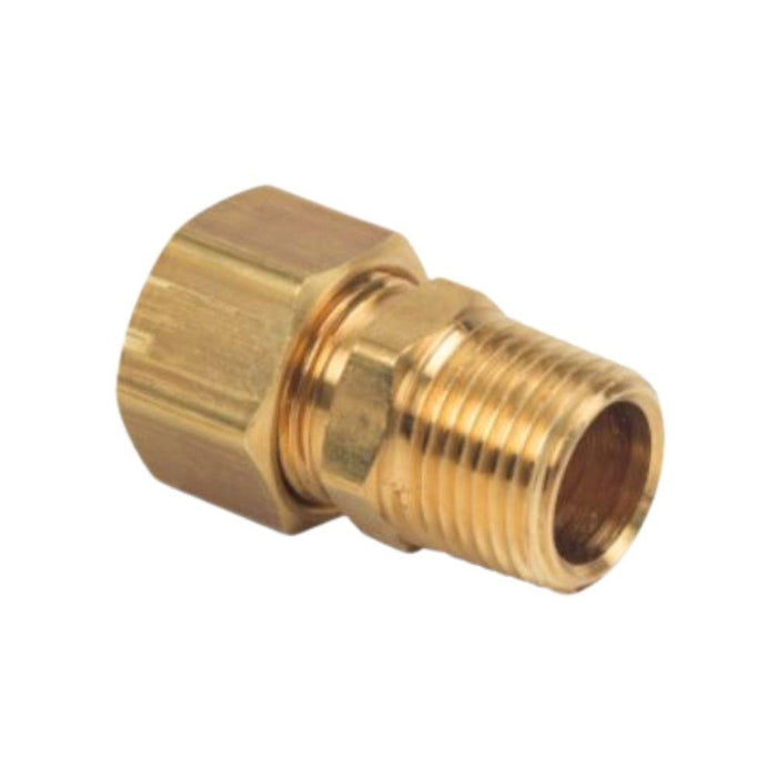68-8-6X BrassCraft 1/2" Compression X 3/8" MIP Lead Free Reducing Male Adapter-Brass