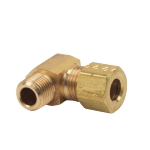 A69CA - 69-4-2X BrassCraft 1/4" OD X 1/8" MIP Brass Compression Elbow - American Copper & Brass - BRASSCRAFT MFG CO COMPRESSION FITTINGS