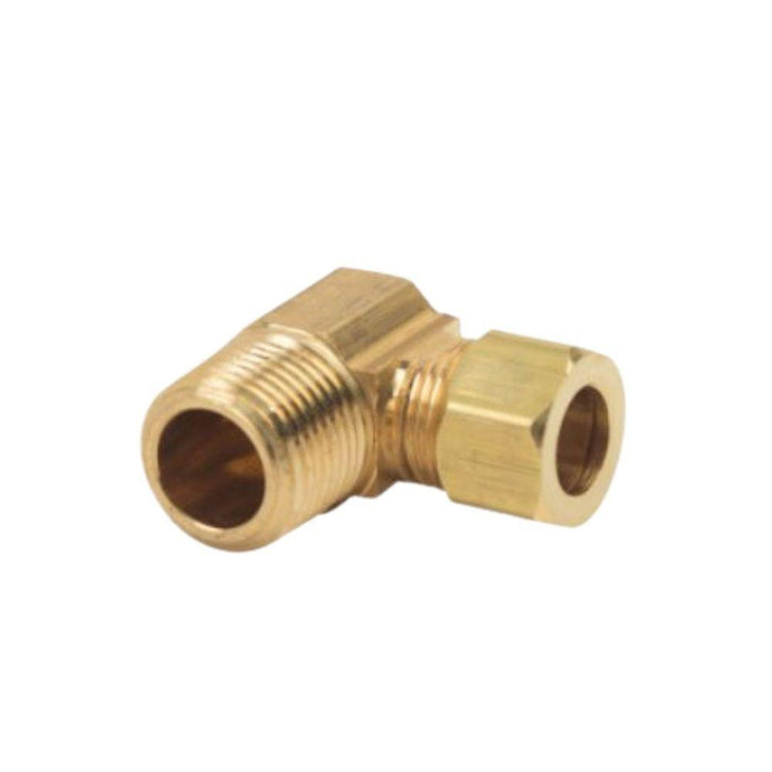A69EE - 69-6-6X BrassCraft 3/8" Compression X 3/8" MIP Brass Elbow - American Copper & Brass - BRASSCRAFT MFG CO COMPRESSION FITTINGS