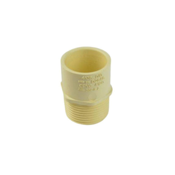 A7015B - 4136-074 Spears Manufacturing 1/2" X 3/4" Male Reducing Adapter, CPVC, Mipt x Socket - American Copper & Brass - SPEARS MANUFACTURING CO CPVC FITTINGS