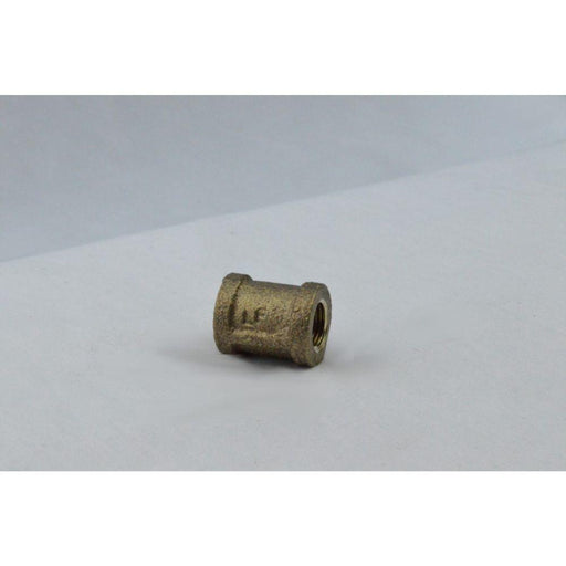 AB103E - BRCP0038-NL Everflow 3/8" Female Pipe Thread Coupling - Cast Brass - American Copper & Brass - EVERFLOW SUPPLIES INC BRASS FITTINGS