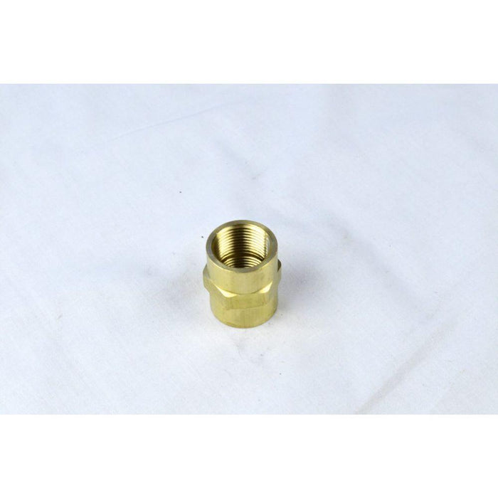 AB103F-C - BRCP0012-NL Everflow 1/2" Fip Brass Coupling-Cast - American Copper & Brass - EVERFLOW SUPPLIES INC BRASS FITTINGS