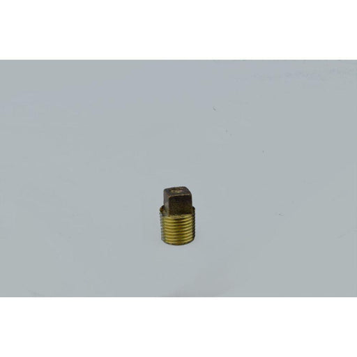AB109K - BRPL0034-NL Everflow 3/4" MIP Square Head Plug-Cast Brass - American Copper & Brass - EVERFLOW SUPPLIES INC BRASS FITTINGS