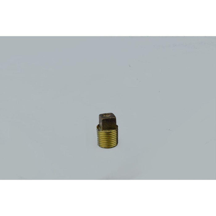 AB109M - BRPL0100-NL Everflow 1" MIP Square Head Plug-Cast - American Copper & Brass - EVERFLOW SUPPLIES INC BRASS FITTINGS