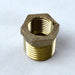 AB110FE - BRBU0122-NL Everflow 1/2" X 3/8" Hex Bushing-Cast Brass - American Copper & Brass - EVERFLOW SUPPLIES INC Inventory Blowout