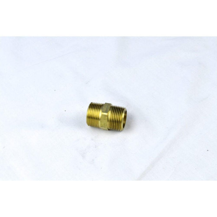 AB122KF - 3_4" X 1_2" HEX NIPPLE - CAST BRASS - American Copper & Brass - PARKERH275 BRASS FITTINGS