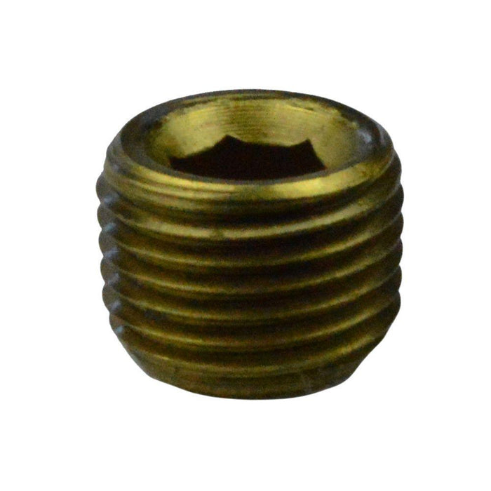 118-12 3/4" MIP Counter Sunk Plug Extruded Brass