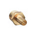 ABG30FE - W139-68 BULK 1/2" MIP X 3/8" Hose Barb Brass Fitting - American Copper & Brass - ACME PARTS INC GARDEN HOSE AND BARBED FITTINGS