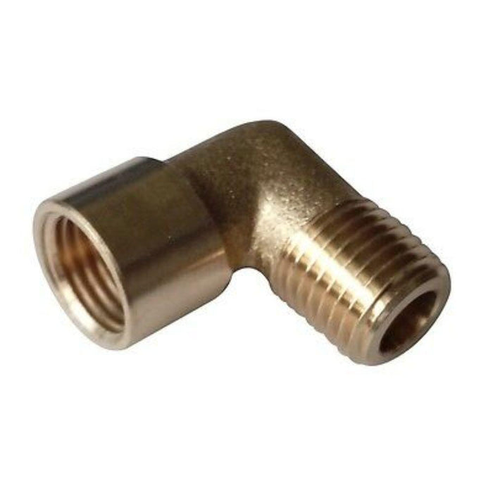 AF116E - LE8-66 United Brass 3/8" Forged Brass 90° Degree Street Elbow - American Copper & Brass - UNITED BRASS MFG INC DOMESTIC BRASS FLARE FITTINGS