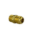1/2" OD Flare X 3/8" MIP Import Brass Adapter