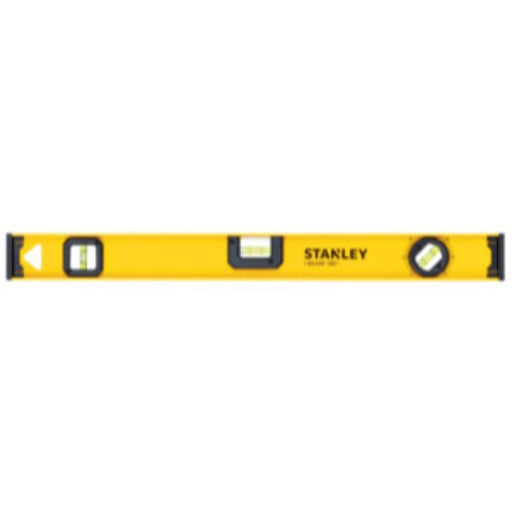 AL24 - STANLEY 24" ALUMINUM I-BEAM LEVEL WITH ONE HANG HOLE - American Copper & Brass - ORGILL INC TOOLS