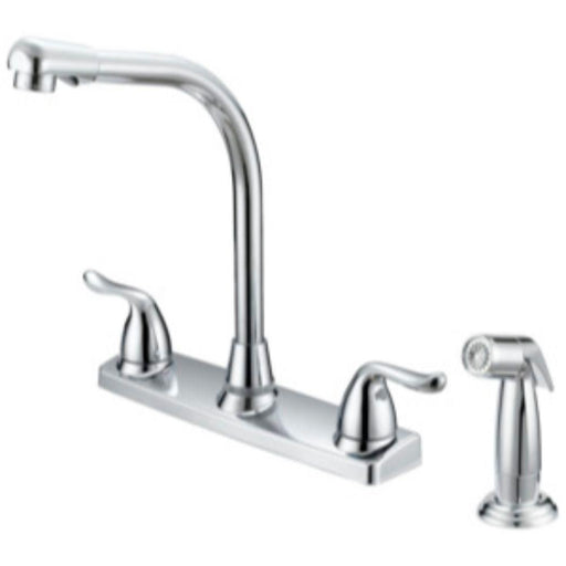 AM-2476 - BOSTON HARBOR 2 HANDLE KITCHEN FAUCET WITH SPRAYER - American Copper & Brass - ORGILL INC FAUCETS