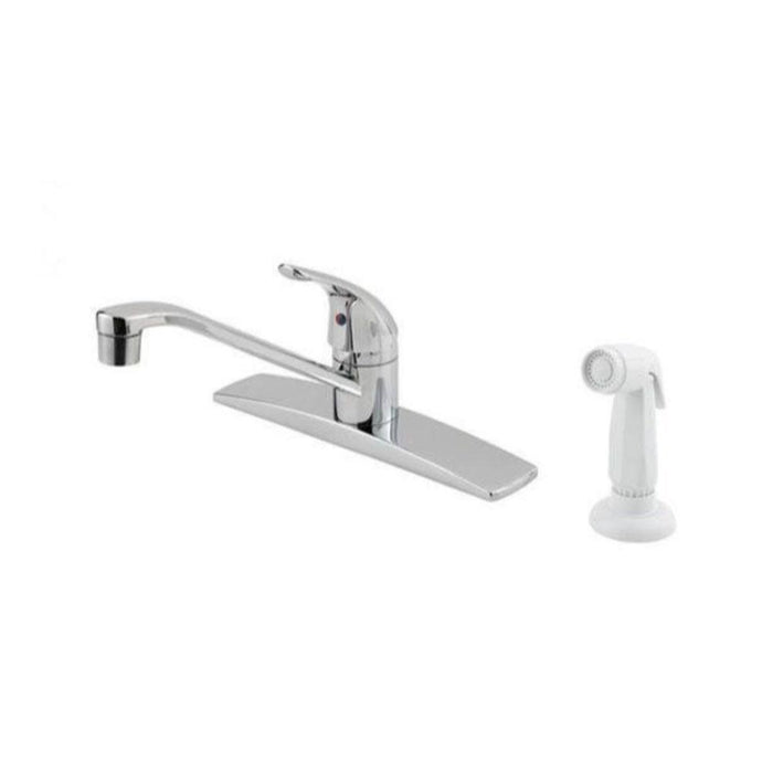 17381 Everflow Single Solid Handle Kitchen Faucet without Sprayer