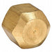 AN5K - 56-12 3/4" OD Flare Cap Brass - American Copper & Brass - ACME PARTS INC DOMESTIC BRASS FLARE FITTINGS