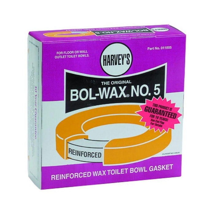 011005 OATEY Harvey™ Bol-Wax® 3" or 4" No. 5 Specialty Reinforced Wax Gaskets