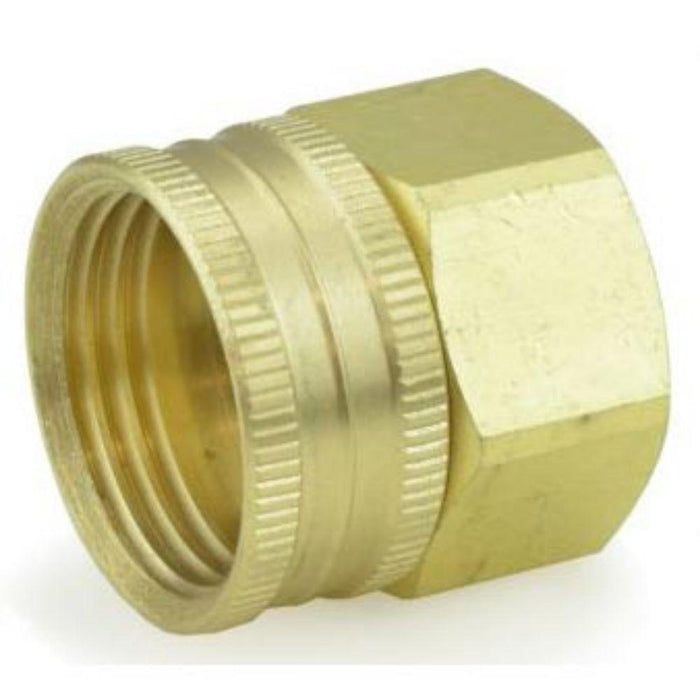 HUS11-8-12X. BrassCraft 1/2" FIP X 3/4" Female Garden Hose Swivel