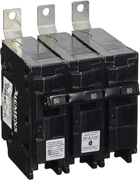 B380 - B380 Siemens Bolt-On-Breaker, 240V 3P 80A - American Copper & Brass - SIEMENS089 Inventory Blowout