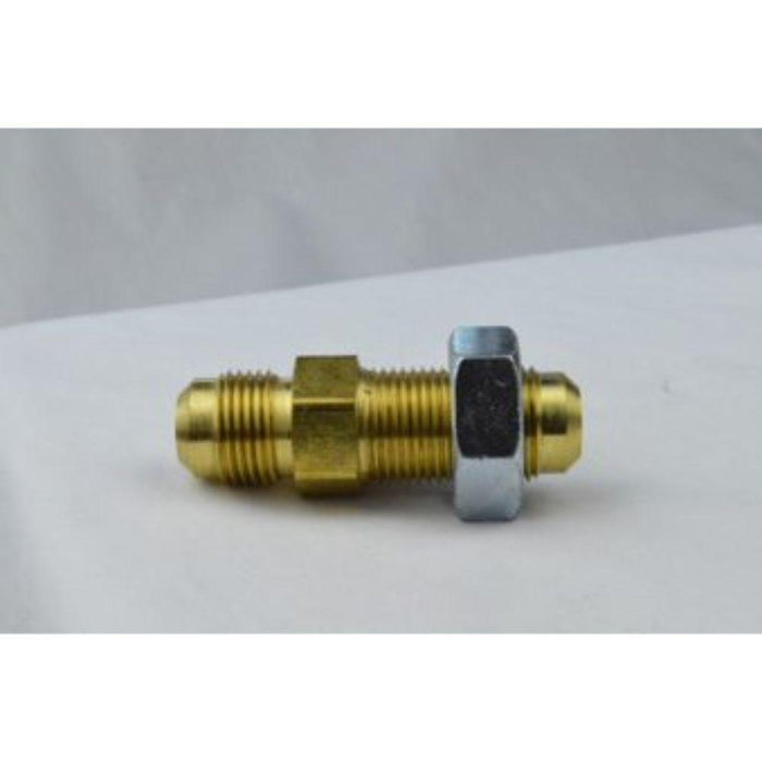 1/2" OD FLARE UNION BULK-HEAD WITH ZINC PLATED NUT