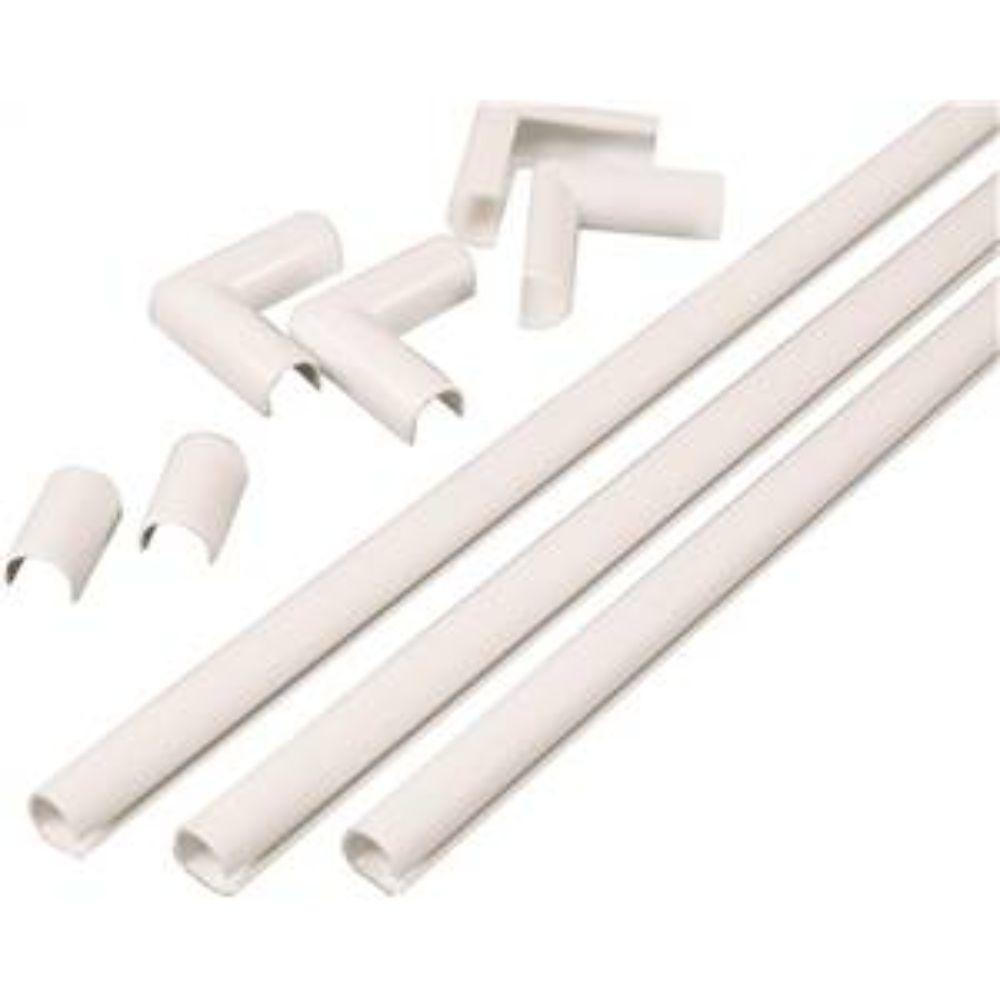 WHITE PVC WIRE RACEWAY KIT — American Copper & Brass