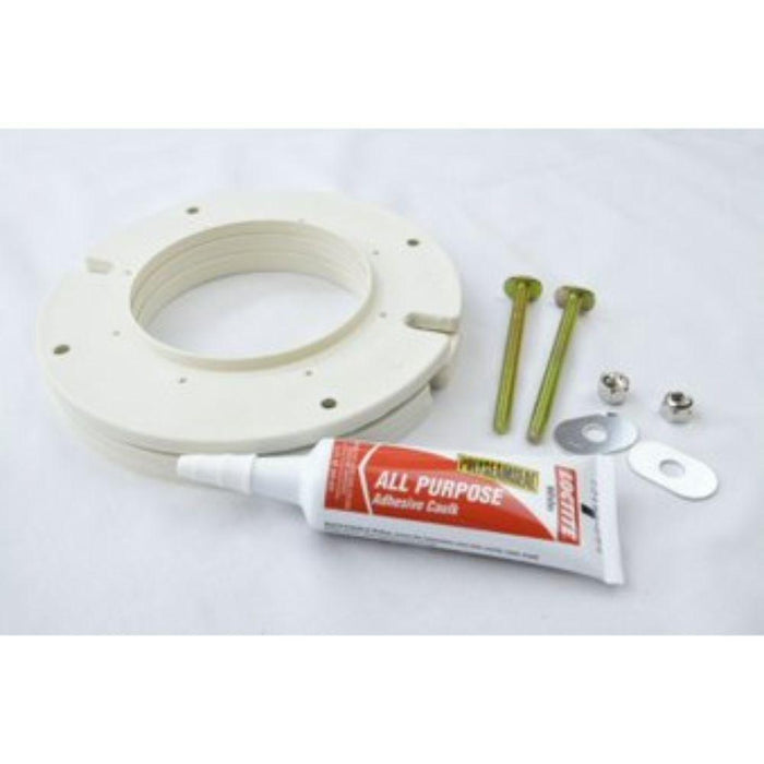 CF300P - 3 PIECE KIT INCLUDES 3 FLANGES, 2 3-1/2" BOLTS WITH WASHERS AND NUTS, AND 1 1-1/2 OZ TUBE OF SEALENT - American Copper & Brass - BRUCO PRODUCTS LLC PVC-DWV FITTINGS
