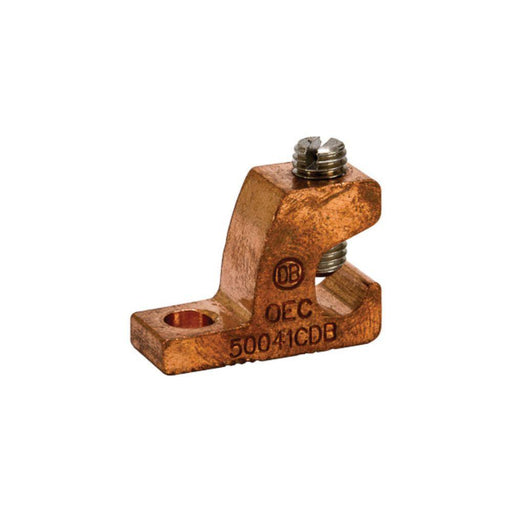 CL501 - GLC-4DB NSI 4 to 14 AWG Direct Burial Copper Ground Connector, Lay-In Lug - American Copper & Brass - NSI INDUSTRIES LLC WIRE GROUNDING, CONNECTING, AND WIRE MARKING