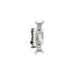 CS2152W - CS215-2W Leviton 15 Amp, 120/277 Volt, Toggle Double-Pole AC Quiet Switch, Commercial Spec Grade, Grounding, Side Wired - White - American Copper & Brass - LEVITON INC WIRING DEVICES
